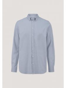 Рубашка Oxford Regular светло-синего цвета Hessnatur