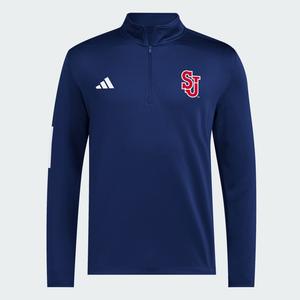 Пуловер Adidas St. John's Half-Zip Golf Pullover, цвет Team Navy/White/Ncaa-Stj-733