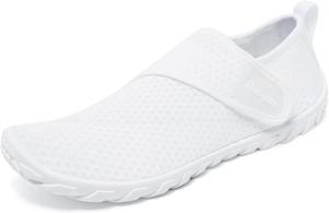 Мужские и женские водные туфли Racqua, босоножки, быстро сохнущие, легкие, аква-обувь для плавания и пляжа, белый