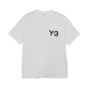 Футболка Adidas X Y 3 Logo с коротким рукавом Y-3, белый