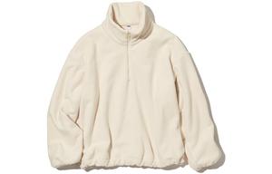 UNIQLO Пальто с бархатистой текстурой Women's, White