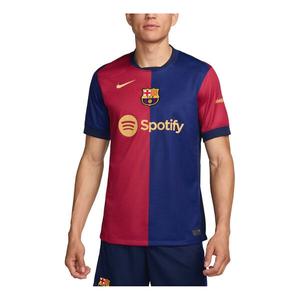 Футболка Домашняя майка ФК Барселона 24 25 Nike, синий