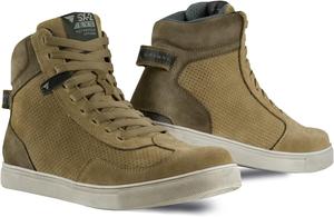 Мотоциклетные ботинки SHIMA SX-2 Evo для мужчин, вентиляция, кожаные, уличные, летние, замшевые, спортивные, Стелс, туристические, для мотоциклистов и мотоспорта (мужские, черные, 9.5) ‎Shima