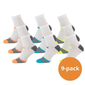 Носки для бега Xtreme, набор из 9 шт., разноцветные, белые XTREME SOCKSWEAR, цвет weiss