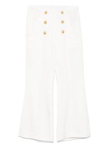 Balmain Kids жаккардовые брюки, нейтральный