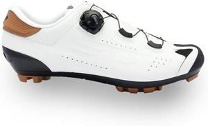 Велосипедные туфли Gravel, профессиональные горные велосипедные туфли для мужчин MTB DUST, инновационная система застежки, интегрированный каблук, резиновый носок Sidi, белый/черный