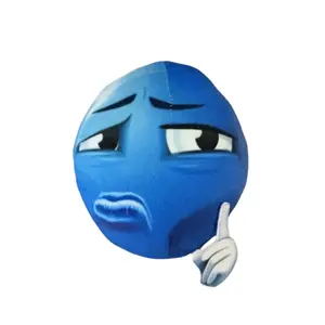 Fat Fat Dragon Плюшевый кулон Blue Bean Meme Silent Version высотой 10 см