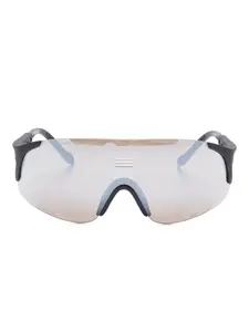 Солнцезащитные очки с большой защитной оправой Alba Optics, черный