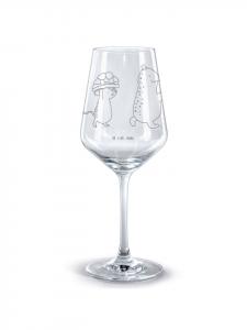 Бокал для вина черепаха мышь без слов в прозрачном Mr. & Mrs. Panda