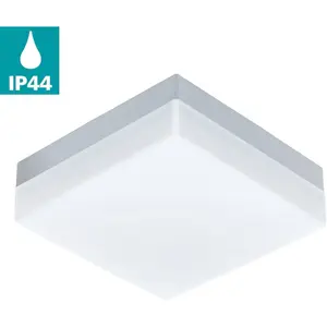 LED наружный потолочный светильник SONELLA LED-панель теплого белого света, светодиод заменяемый Eglo, белый