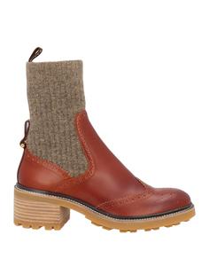 Ботильоны Chloé, желтовато-коричневый