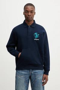 Хлопковая толстовка Tommy Jeans, темно-синий