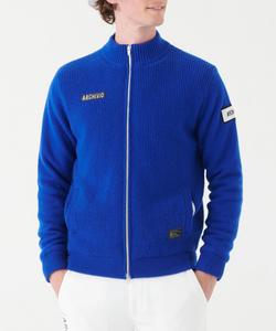 Мужская блузон из мериносовой шерсти на молнии