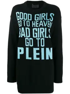 Длинный джемпер Good Girls Philipp Plein, черный