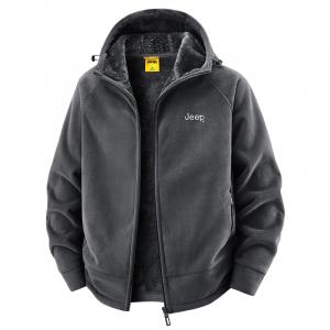Куртка Unisex Hooded Fleece lined Others Jeep, темно-серый
