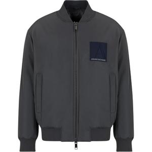 EMPORIO ARMANI Пуховик FW24 мужской темно-серый