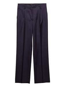 Брюки Prada шерстяные в полоску, синий