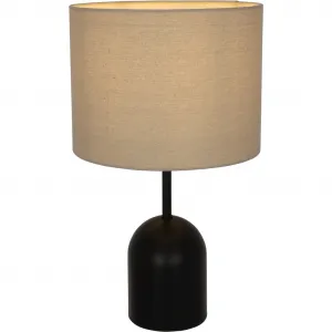 Настольная лампа OTTO home Charleen E27 Otto Home, черный/бежевый
