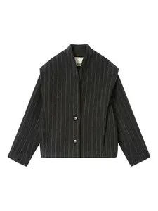 Пиджак Dyogo в тонкую полоску Isabel Marant, серый
