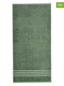 Schiesser Набор из 4 полотенец "Милан" зеленого цвета