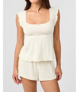 Женская блузка-бэбидолл с квадратным вырезом WeWoreWhat, Antique white