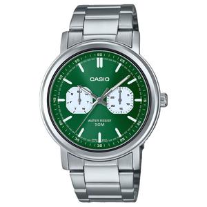 CASIO Мужские часы Standard Series с кварцевым механизмом и зеленым циферблатом