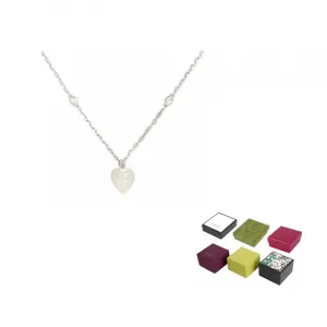 Heart Necklace With Interlocking G GUCCI