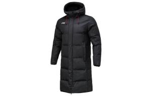 Пальто-парка унисекс черного цвета Lining, черный