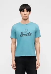 Футболка с принтом улыбки Paul & Joe, Blue
