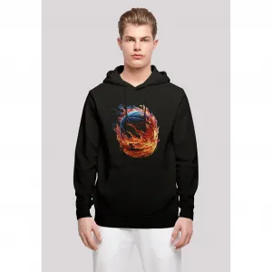 Толстовка F4NT4STIC "Basketball On Fire Sport HOODIE", принт, черный