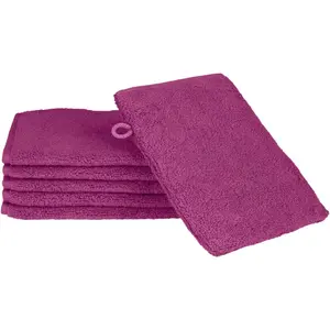 Мочалка для рук Sensual Skin, обогащенная маслом алоэ вера Ross, фуксия