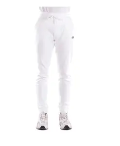 Белые брюки с логотипом на передней части Gcds, белый