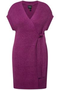 Вязаный кардиган Ulla Popken, малиновый