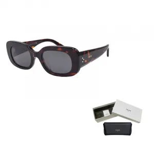 CELINE Прямоугольная оправа для солнцезащитных очков Женские, Tortoiseshell