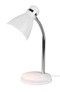 Настольная лампа MeineWunschleuchte Nachttisch Chrom Weiß, серебристо-белый