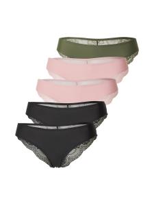 Стринги Hunkemöller, Dark Green/Plum/Black