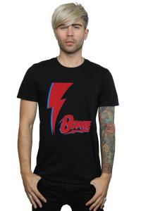 Футболка «Красный болт» David Bowie, черный