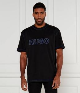 Футболка Hugo Blue Nitlogo Relaxed fit, черный
