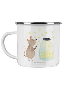 Белая кофейная кружка с мышкой и звездами, ничего не скажешь Mr. & Mrs. Panda