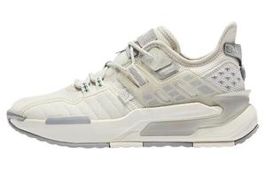 Женские спортивные повседневные кроссовки QIAODAN серо-белые с сухим противоскользящим покрытием и устойчивостью к истиранию