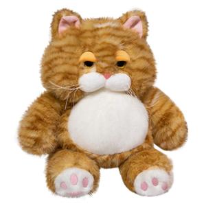 Милые плюшевые куклы с дизайном забавного питомца, глупые котики, высота 28см/38см Small bubble, коричневый