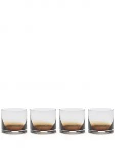 Набор Zuma из четырех чашек Serax, коричневый