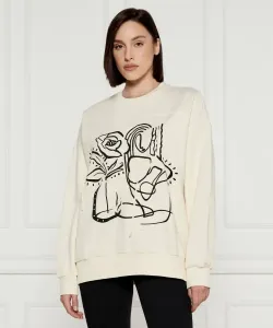 Толстовка Oversize fit Desigual, бежевый