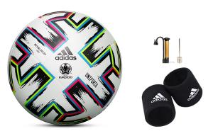 Adidas Размер 5 мяч Soccer PU бесшовный термосварной Unisex белый черный