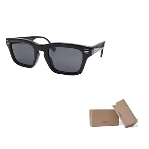 Burberry Солнцезащитные очки квадратной формы, Black/Dark Gray