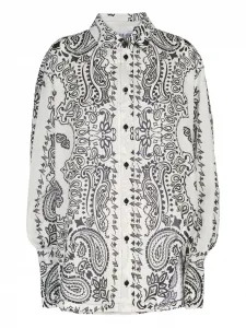 Рубашка с принтом «пейсли» The Attico, белый