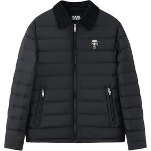 Мужская термокуртка KARL LAGERFELD Outdoor Sports Thermal Windproof FW25 Down Jacket Karl Lagerfeld / Karl Lagerfeld Jeans, черный