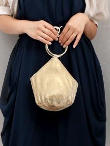 cachecache / Сумка для вечеринок с кольцевой ручкой и завязками