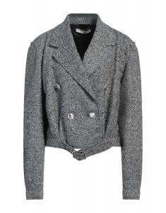 Пальто Alessandra Rich, черный