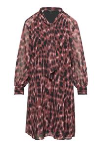 Повседневное платье MIT RAGLAN-ÄRMELN comma, темно-красный